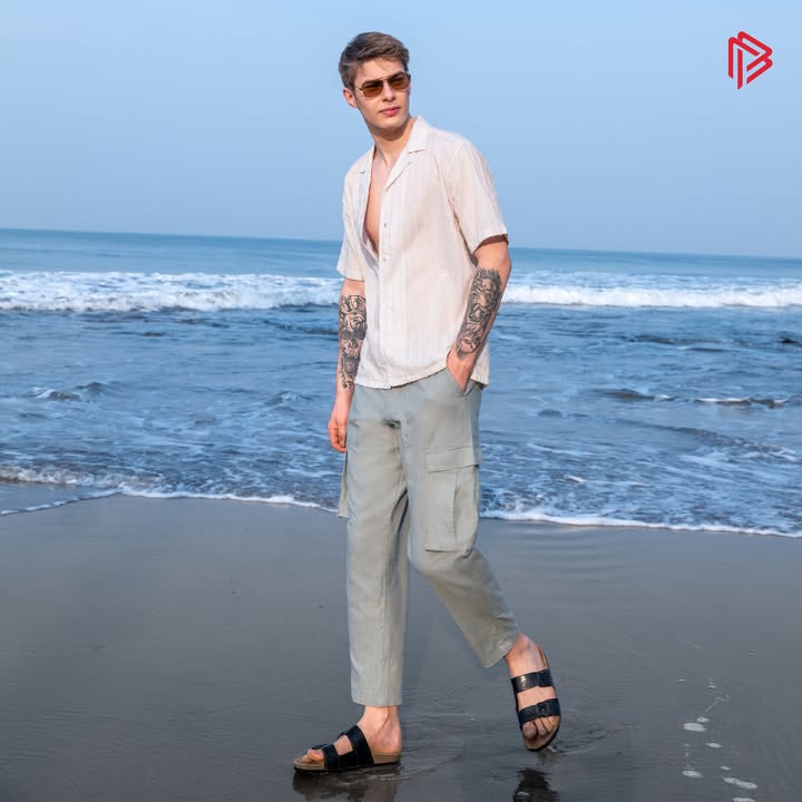 Coastal cool, effortless style the perfect blend of comfort and confidence