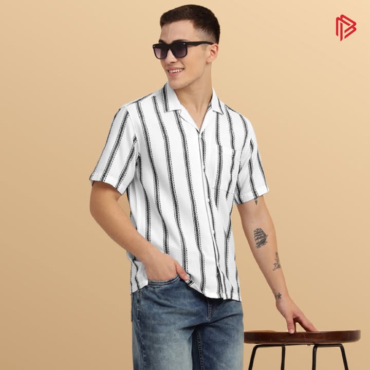 Suns out, stripes on. Slide into effortless cool with our breezy summer shirts made for your every move