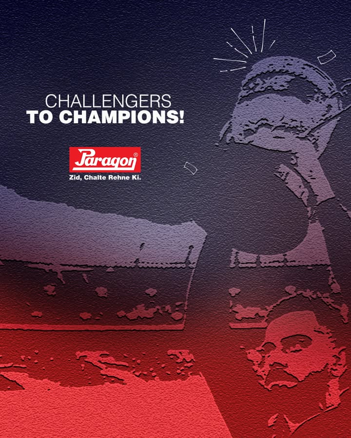 They walked through every setback. They stood tall through every season. And this time, they brought it home. Congratulations RCB . . . Paragon RCB RCBFans ViratKohli RoyalChallengers They walked through every setback. They stood tall through every season. And this time, they brought it home