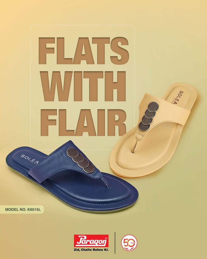 Dial up your everyday style quotient with Paragon Footwears womens flats collection. . . . Buy from the link in the bio