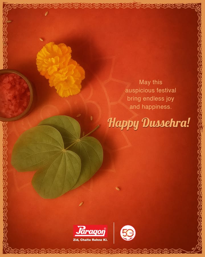 Wishing everyone Happy Dussehra from Team Paragon. . . . . Paragon ParagonComfort Dussehra ParagonFootwear 50YearsOfParagon ZidChalteRehneKi Wishing everyone Happy Dussehra from Team Paragon. . . .