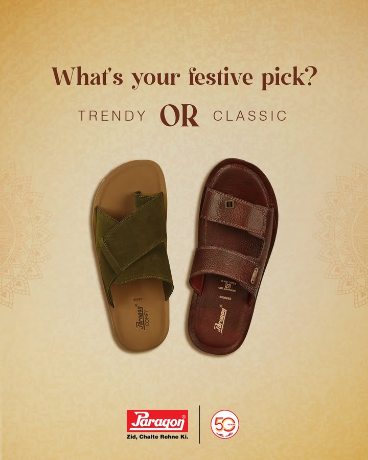 Do you follow trends or do you prefer to keep it classic Let us know your answer in the comments below. Paragon ParagonFootwear ParagonComfort FestiveCollection 50YearsOfParagon ZidChalteRehneKi Do you follow trends or do you prefer to keep it classic Let us know your answer in the comments below