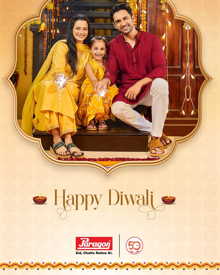 Stride into new beginnings filled with happiness this festive season. Happy Diwali from Paragon Footwear