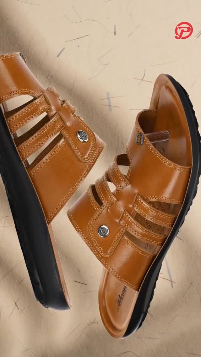 Strong on the outside, surprisingly easy on your feet. Walk on with Paragon Footwears mens sandals