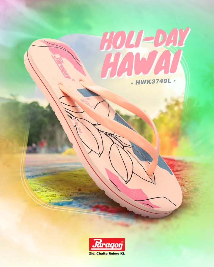 Presenting your go to Hawai chappal this Holi