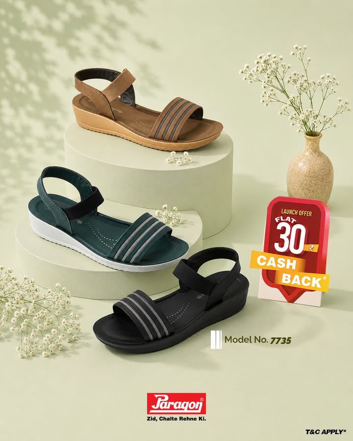 Pick your colour, slip into your vibe and let every step feel effortlessly easy with Paragon sandals