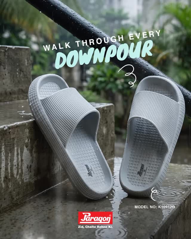 Rain or shine, these sliders are always game. Slip in and let every puddle become part of the plan. . . . 