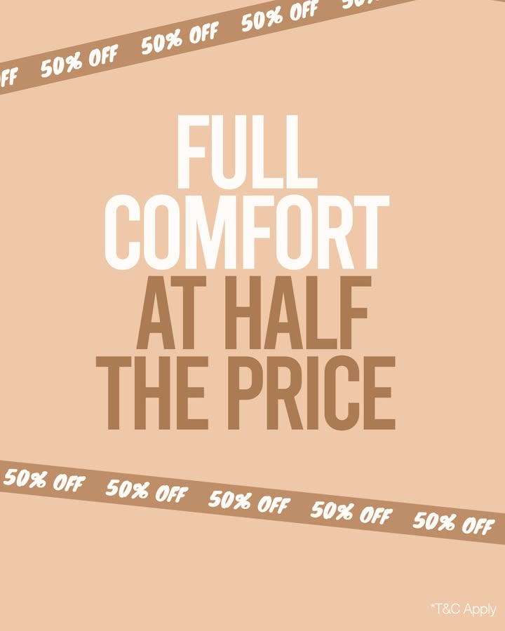 Comfort that supports every step, now at a price that feels just as good