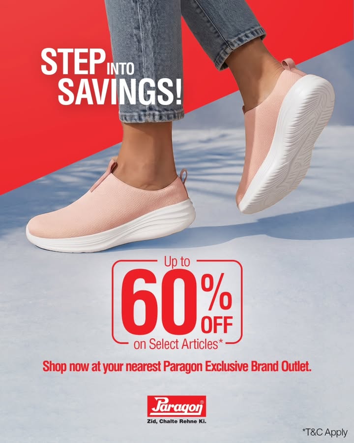 Your favourite Paragon styles just got even more tempting Enjoy UP TO 60 OFF on select articles at participating Parago...