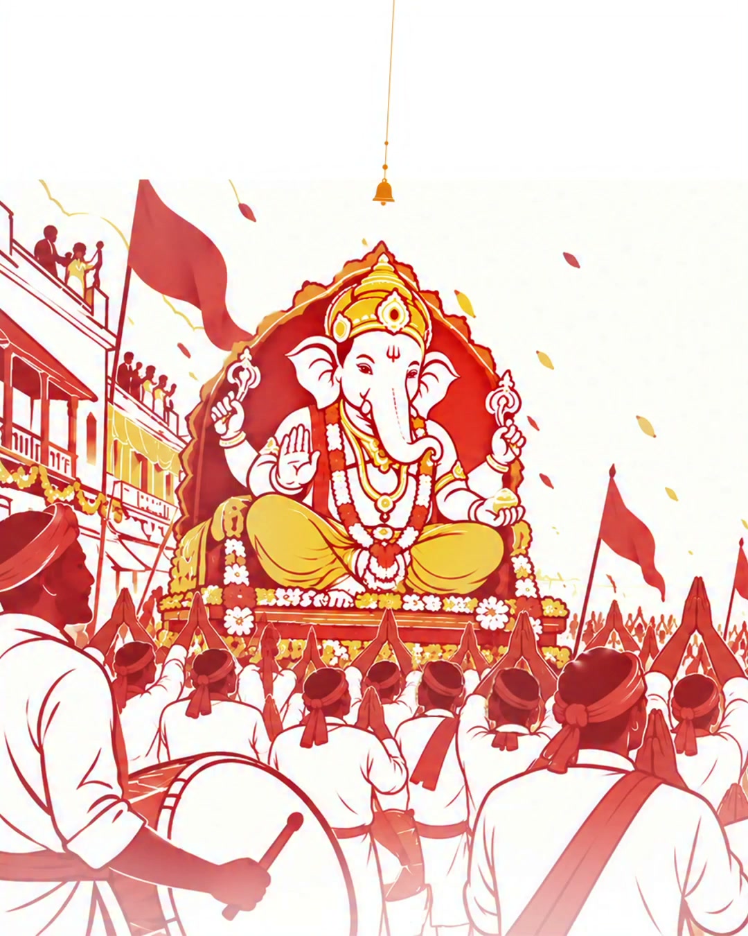 Every arrival brings faith, joy and countless footsteps walking as one