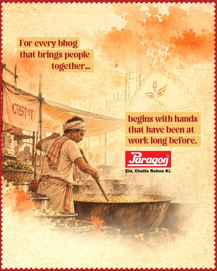 Long before the bhog is served and shared, there are people who have been preparing, stirring and bringing every ingredient ...