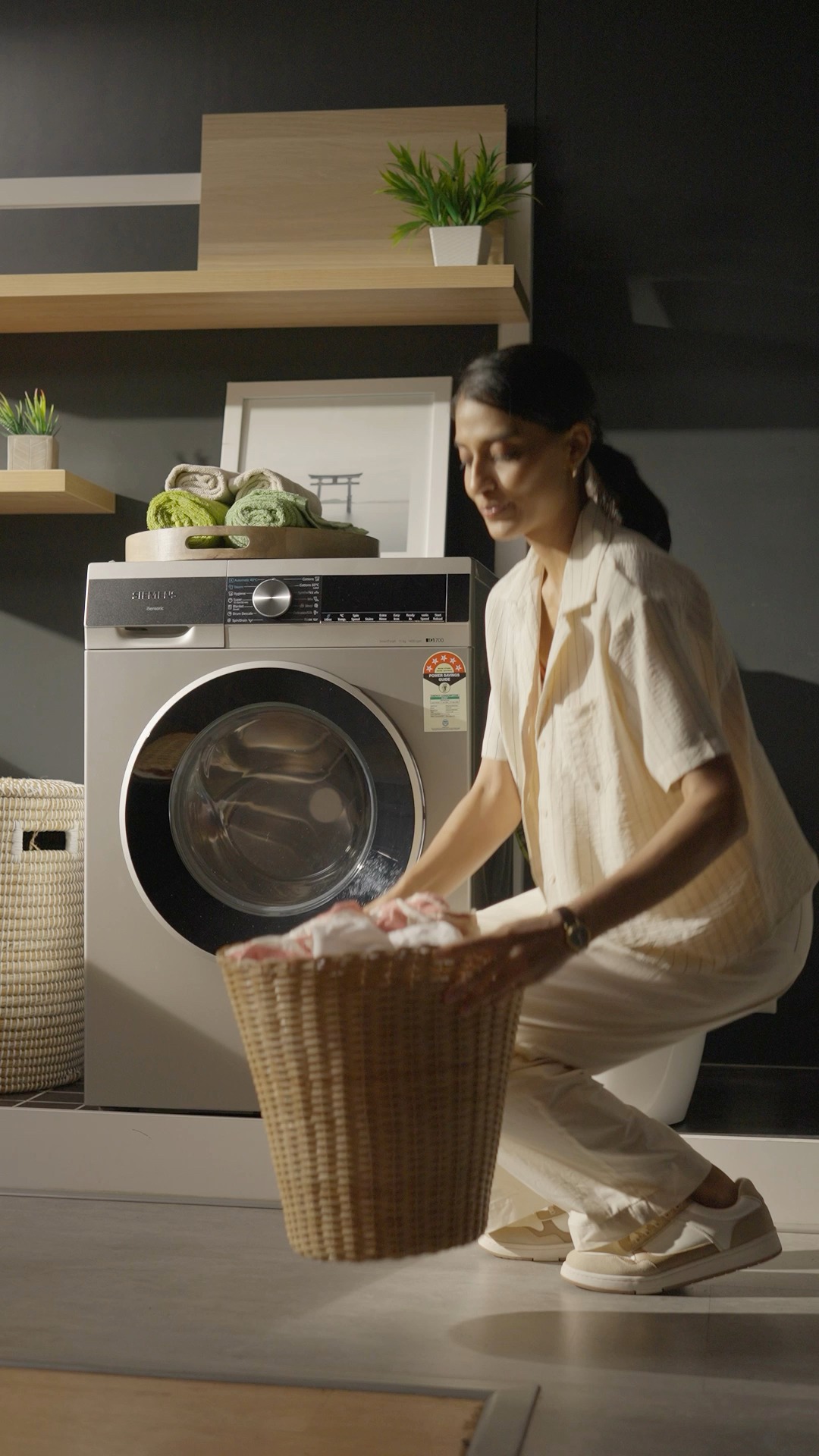 With Siemens varioSpeed, your clothes are perfectly clean in far less time. Its effortless. Elegant