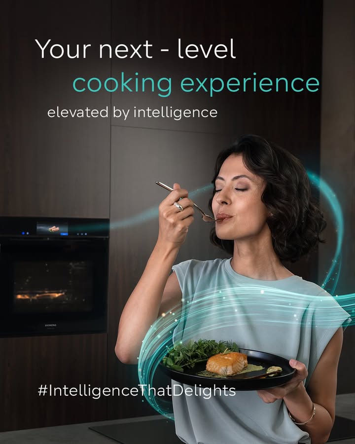 Designed to understand the dish before you do. The iQ700 oven uses AI food recognition to adapt in real time
