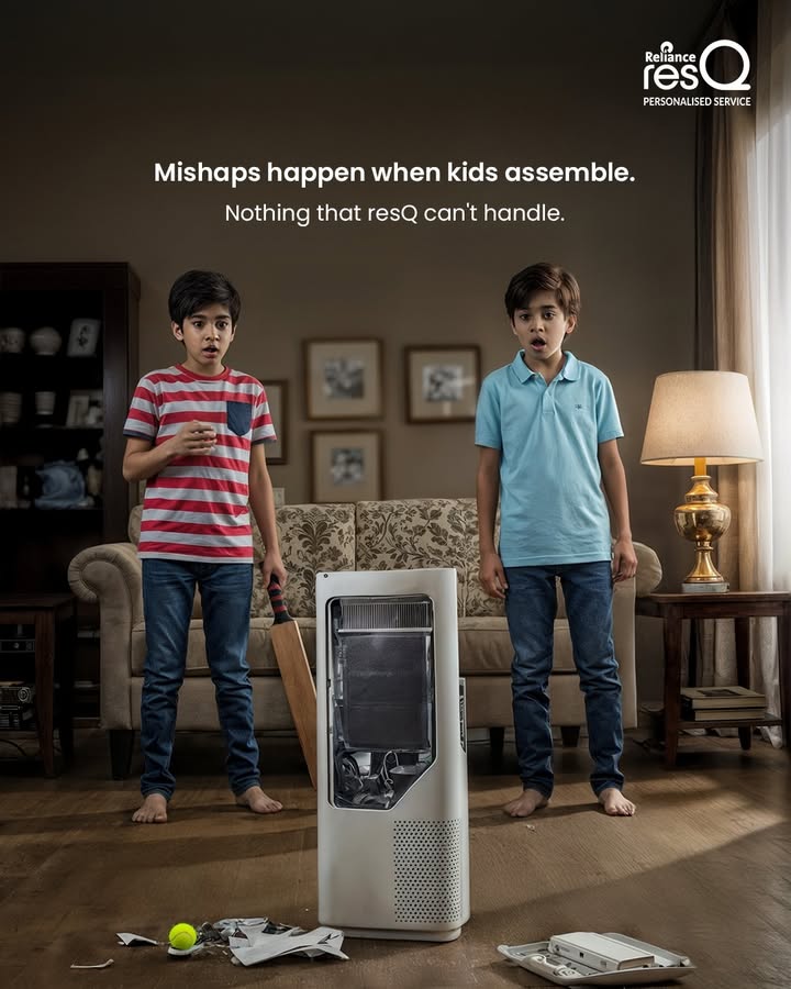 When the kids do what they do best, resQ is there to handle the rest. In case of appliance emergency, call resQ