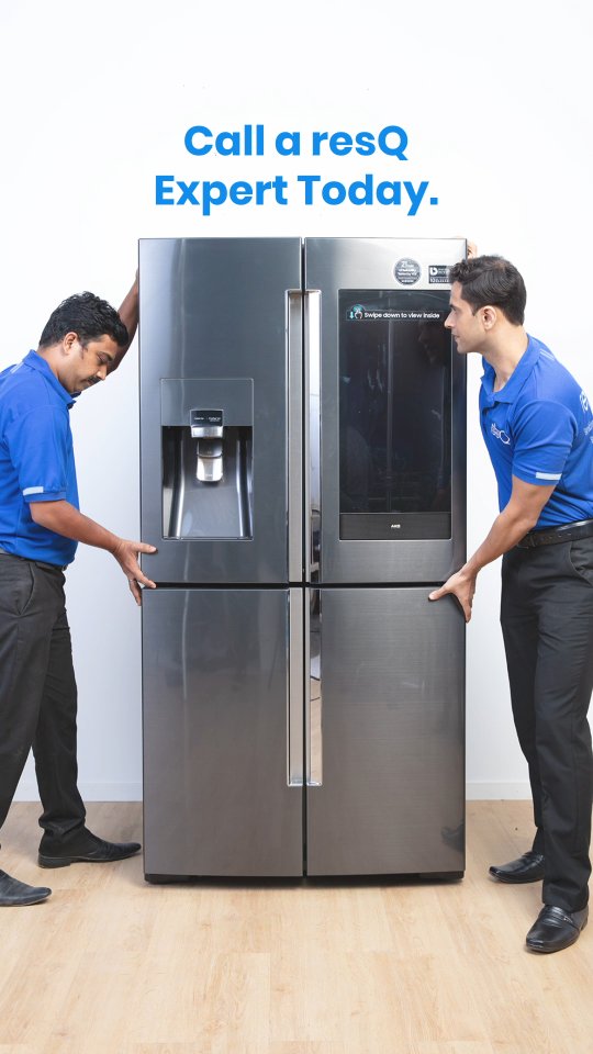 Don t want your fridge turning into a sauna Then download the resQ app now and book certified repair and care solutions f...