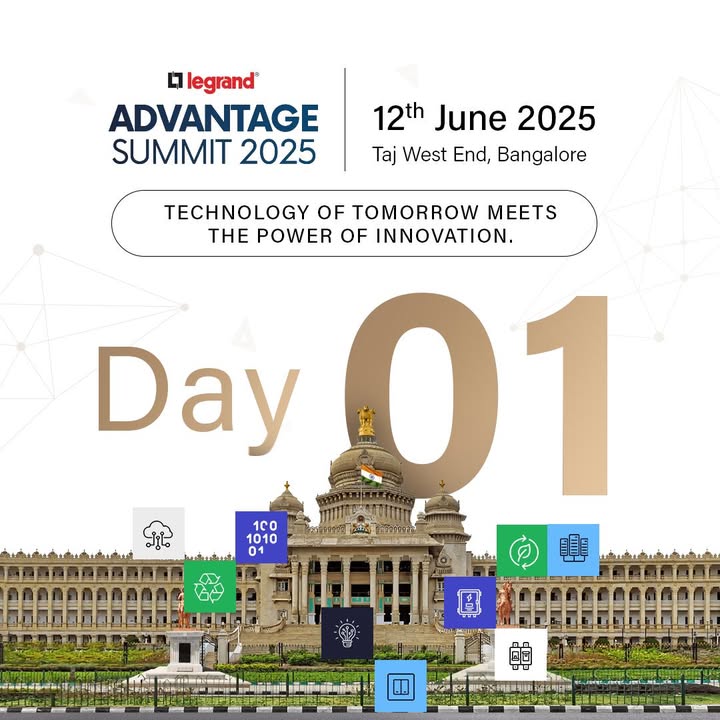 A powerful Day 1 at the Advantage Summit Bangalore Edition In the heart of Indias IT capital, innovation took center stage as we unveiled Legrands latest in wiring devices, electrical infrastructure, and cutting edge Data Centre solutions A powerful Day 1 at the Advantage Summit Bangalore Edition In the heart of Indias IT capital, innovation took center st...