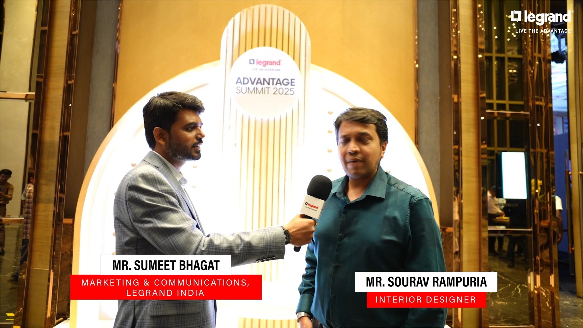 At the AdvantageSummit in Kolkata, we connected with professionals who rely on Legrand where it matters most