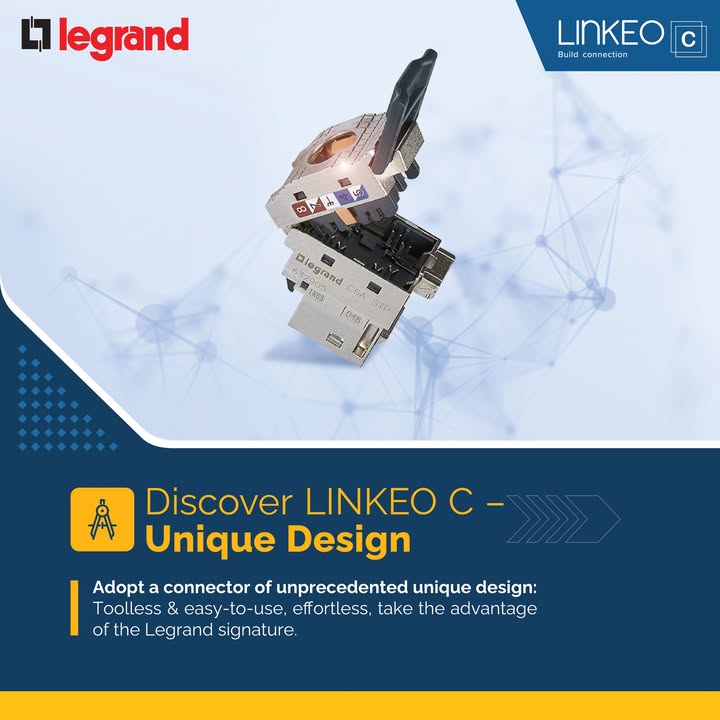 Toolless. Thoughtful. Tough. LINKEO C is engineered for ease, designed for pros. The innovative design of the LINKEO C keystone connector meets the expectations of professionals for simplicity and ease of installation Toolless. Thoughtful. Tough. LINKEO C is engineered for ease, designed for pros