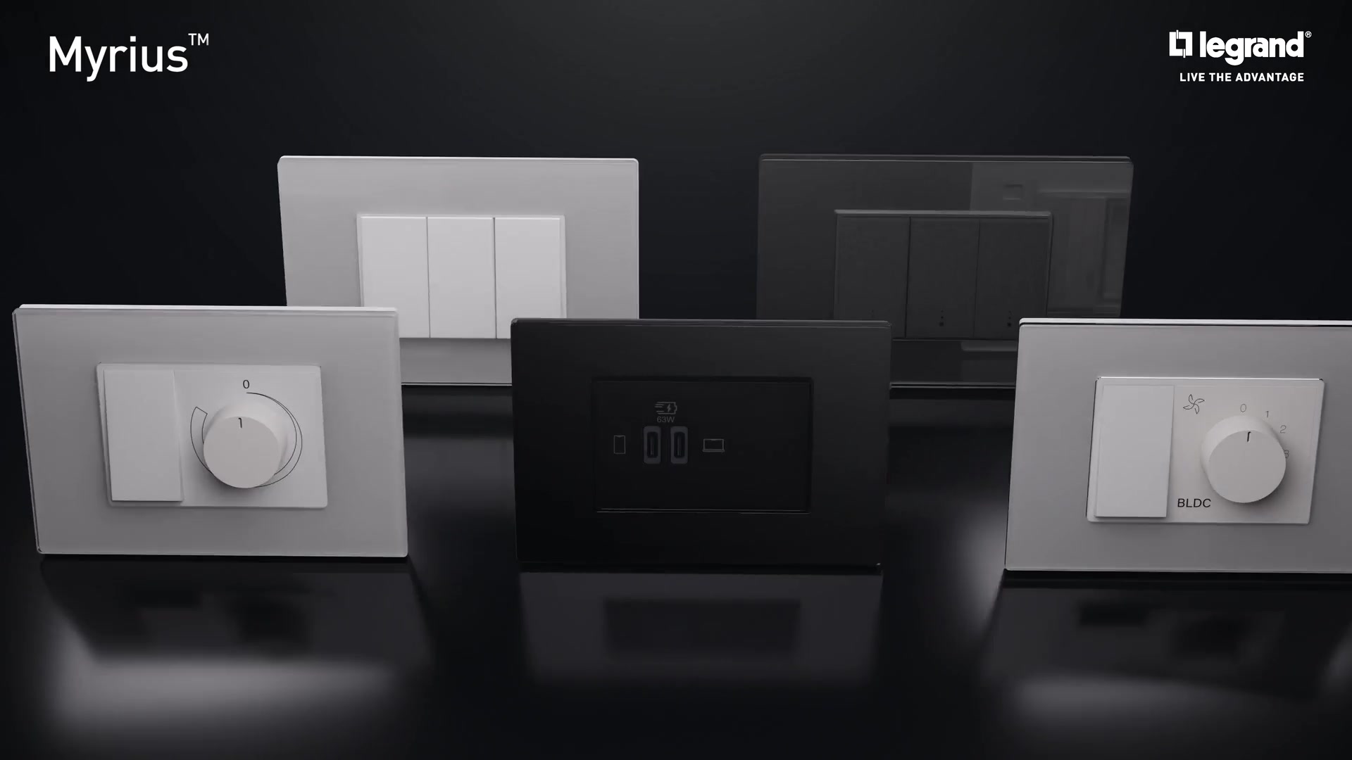 Presenting the all new Myrius Glass Plates by Legrand, where contemporary design meets lasting durability