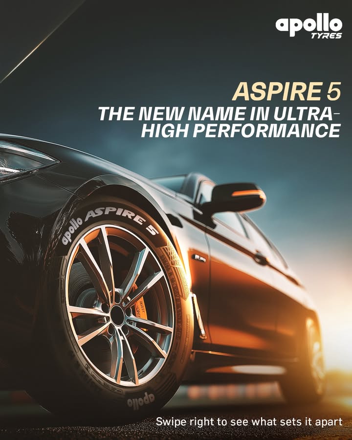 From sharp turns to silent roads, the all new Apollo Aspire 5 is here to redefine the way you drive