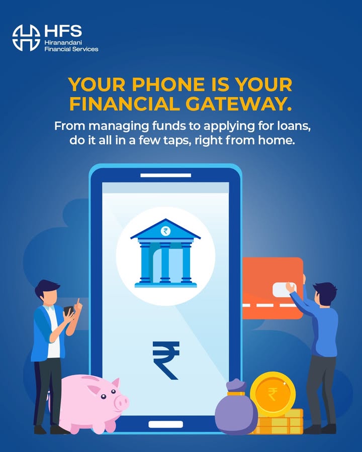 Loans, payments, and fund management now just a tap away. Your phone isnt just smart, its financially smart with HFS