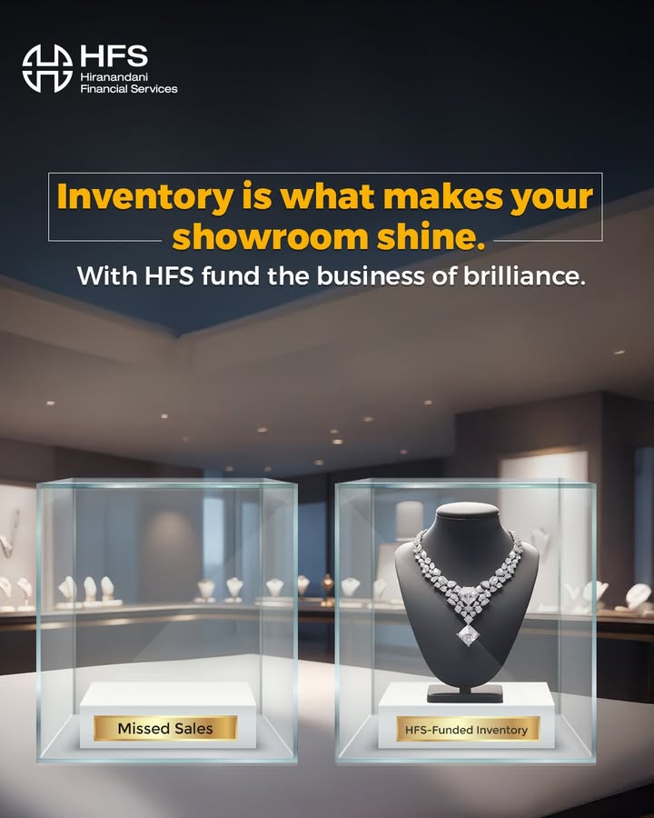 Every stunning jewellery store runs on smart financing, not just gold HFS helps jewellers Buy more inventory gem...