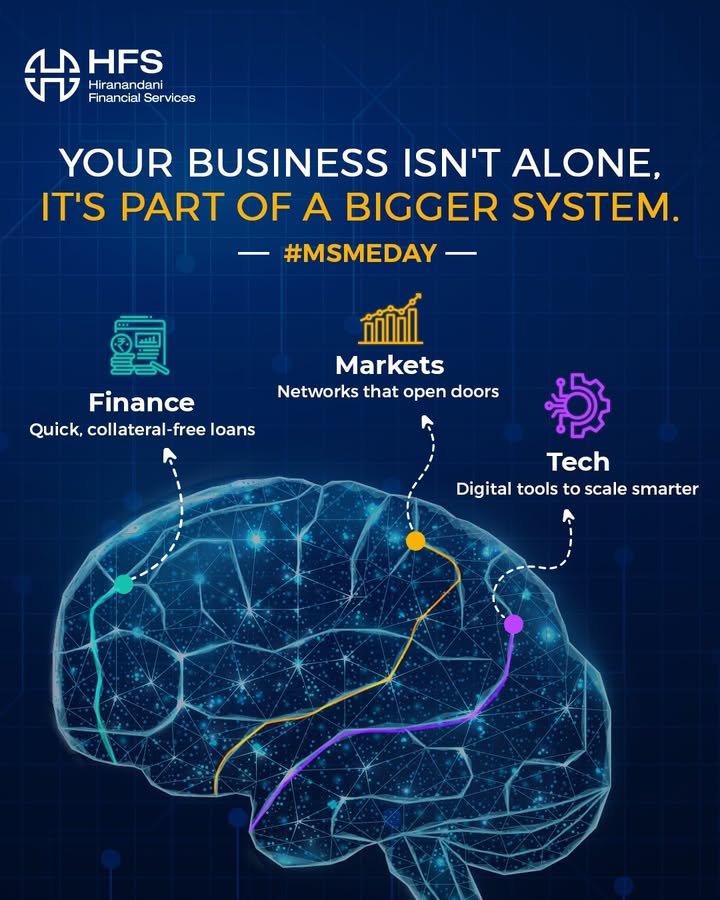 Happy MSME Day Your business, like a powerful brain, thrives on connections