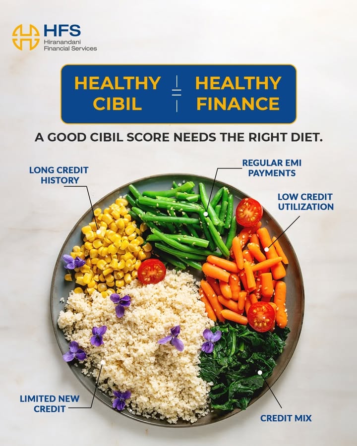 Just like your body needs balanced meals, your CIBIL score needs balanced habits