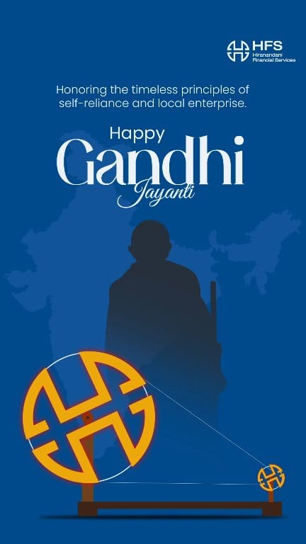 Mahatma Gandhi taught us the power of self reliance and the dignity of labor