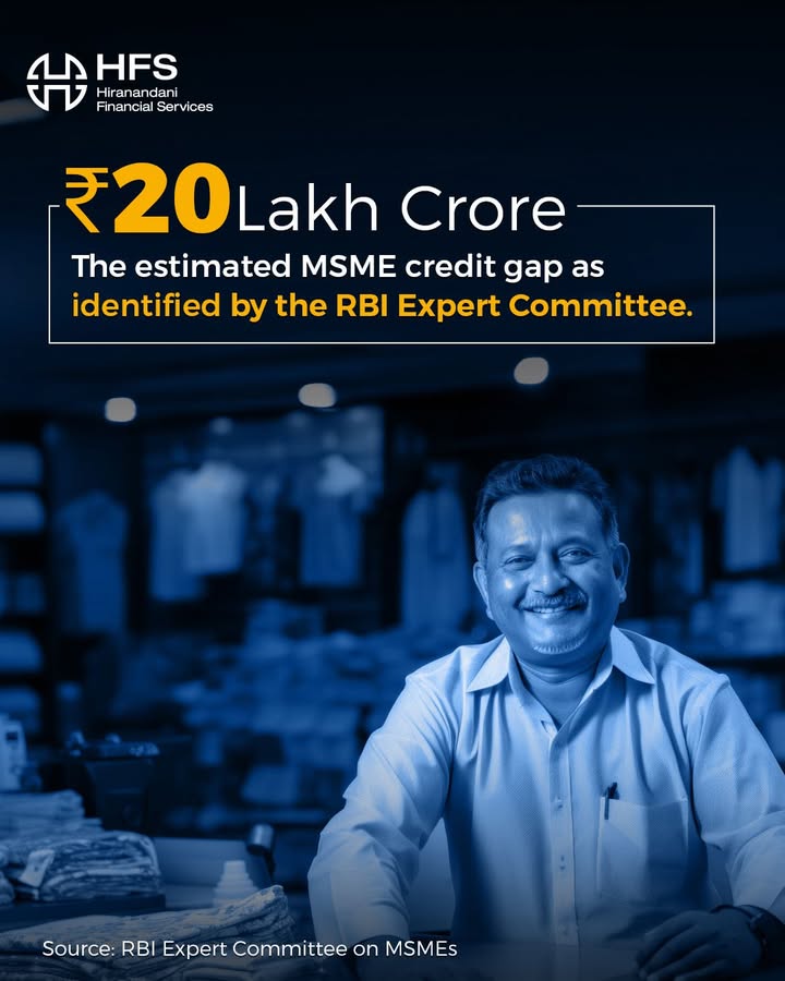 Did you know Indias MSME sector faces a financing shortfall worth 20 25 lakh crore, according to the RBIs Expert Commi...