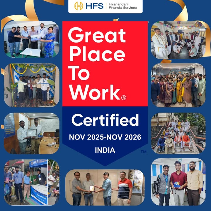 Proud moment for all of us at Hiranandani Financial Services Were once again officially Great Place To Work Certified ...