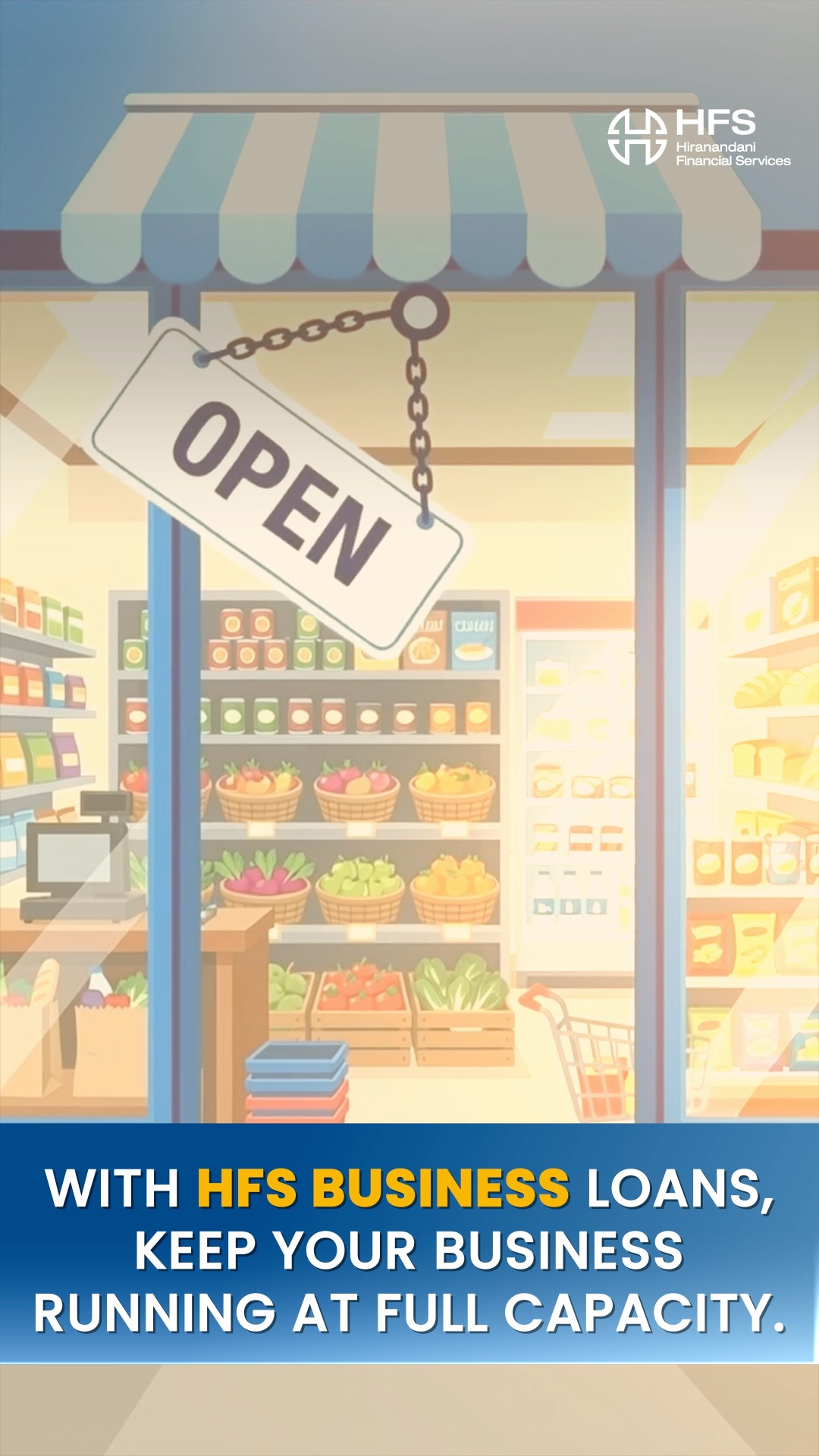 Every closed door is a missed opportunity. Dont let lack of capital decide your business hours