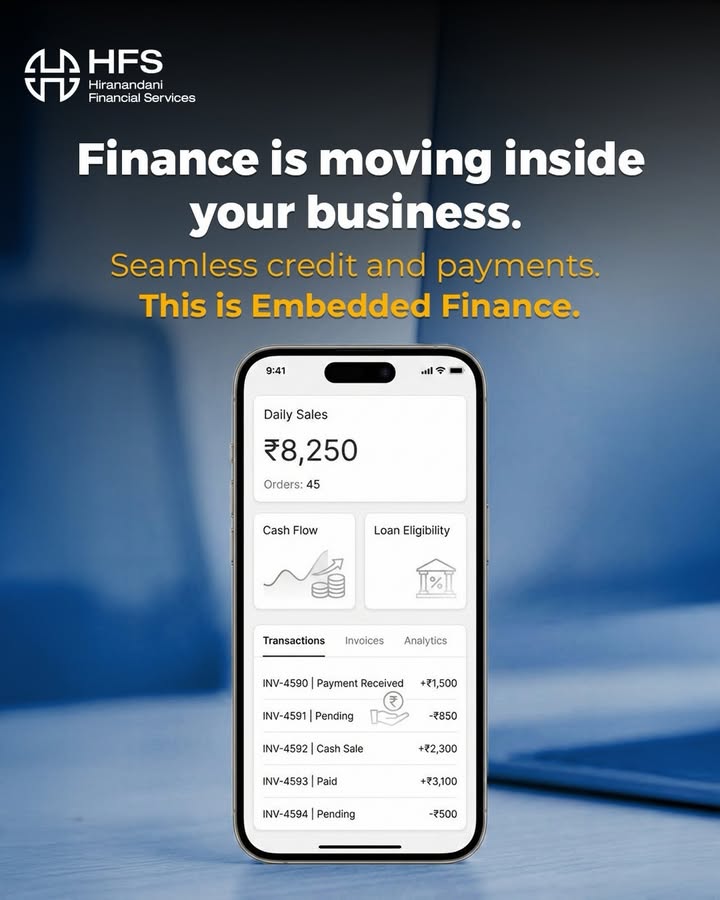 Earlier, finance was a separate step. Today, its built into how businesses operate