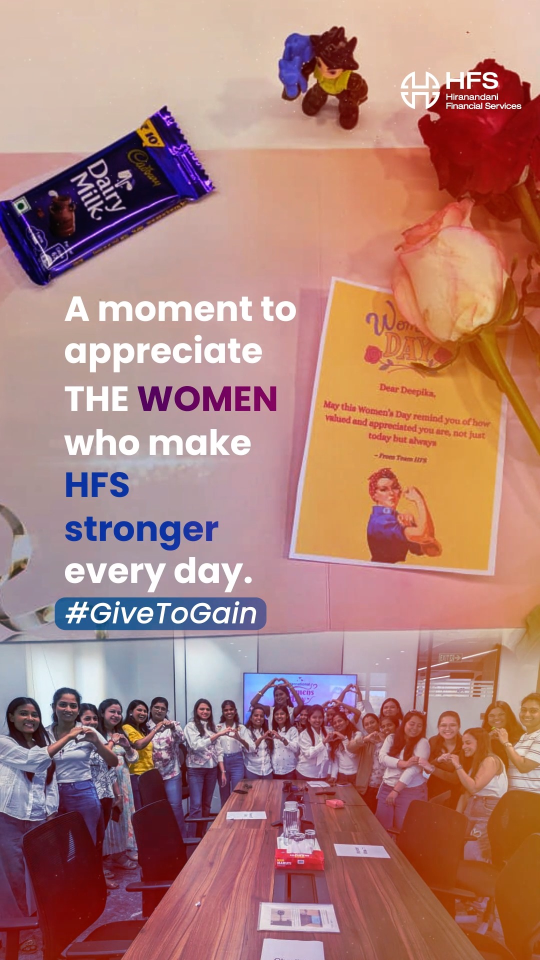 This Womens Day at HFS, we embraced the theme Give to Gain a reminder that when we give appreciation, encouragement,...