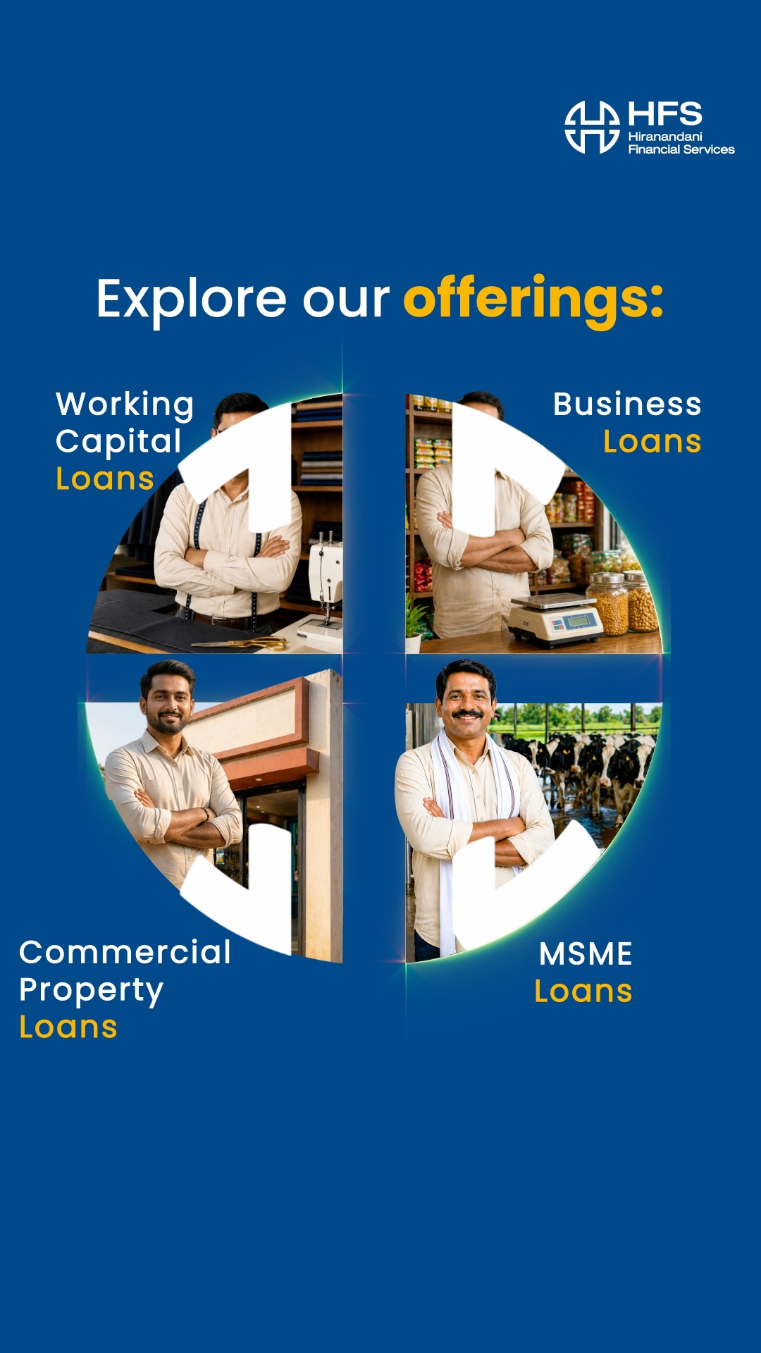 Give your business the boost it deserves with tailored loan solutions from Hiranandani Financial Services