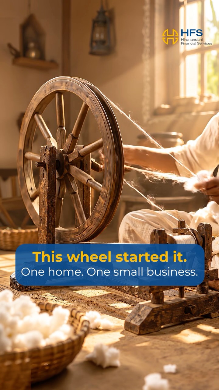 Gandhiji gave every home a charkha. One wheel, one family, one small business