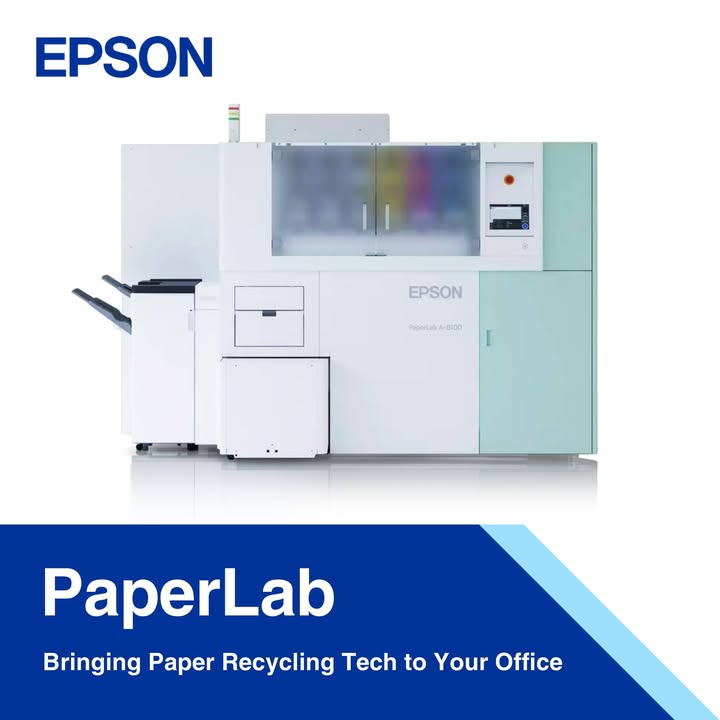 Epson created the PaperLab to recycle paper in your office Using our proprietary Dry Fiber Technology, PaperLab requires on...