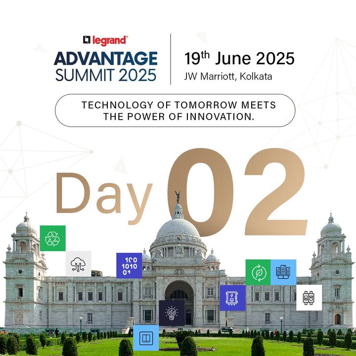 Day 2 at the Advantage Summit Kolkata Edition wrapped up with insight, innovation, and impactful connections Legrand co...