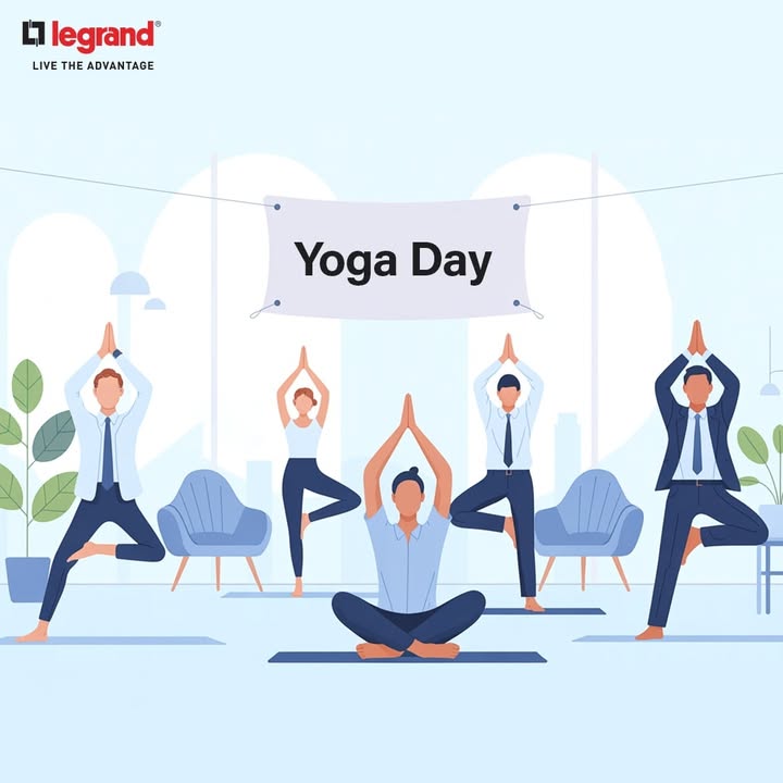 On International Day of Yoga, employees across Legrand India came together to recharge through mindful movement and guided ...