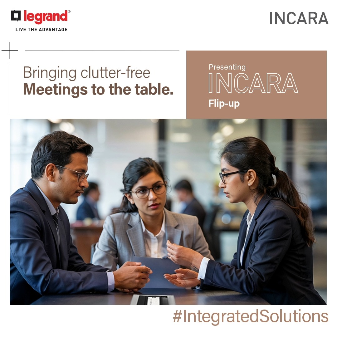 Incara by Legrand is a functional and easy to install Cable Management System designed for any modern, flexible space