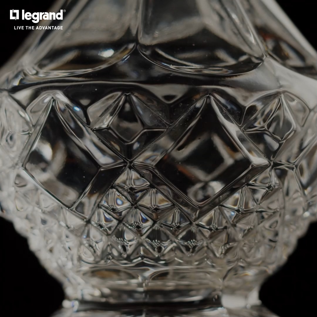 Glass, crafted to bedazzle. Coming soon. ComingSoon Legrand GlassApart