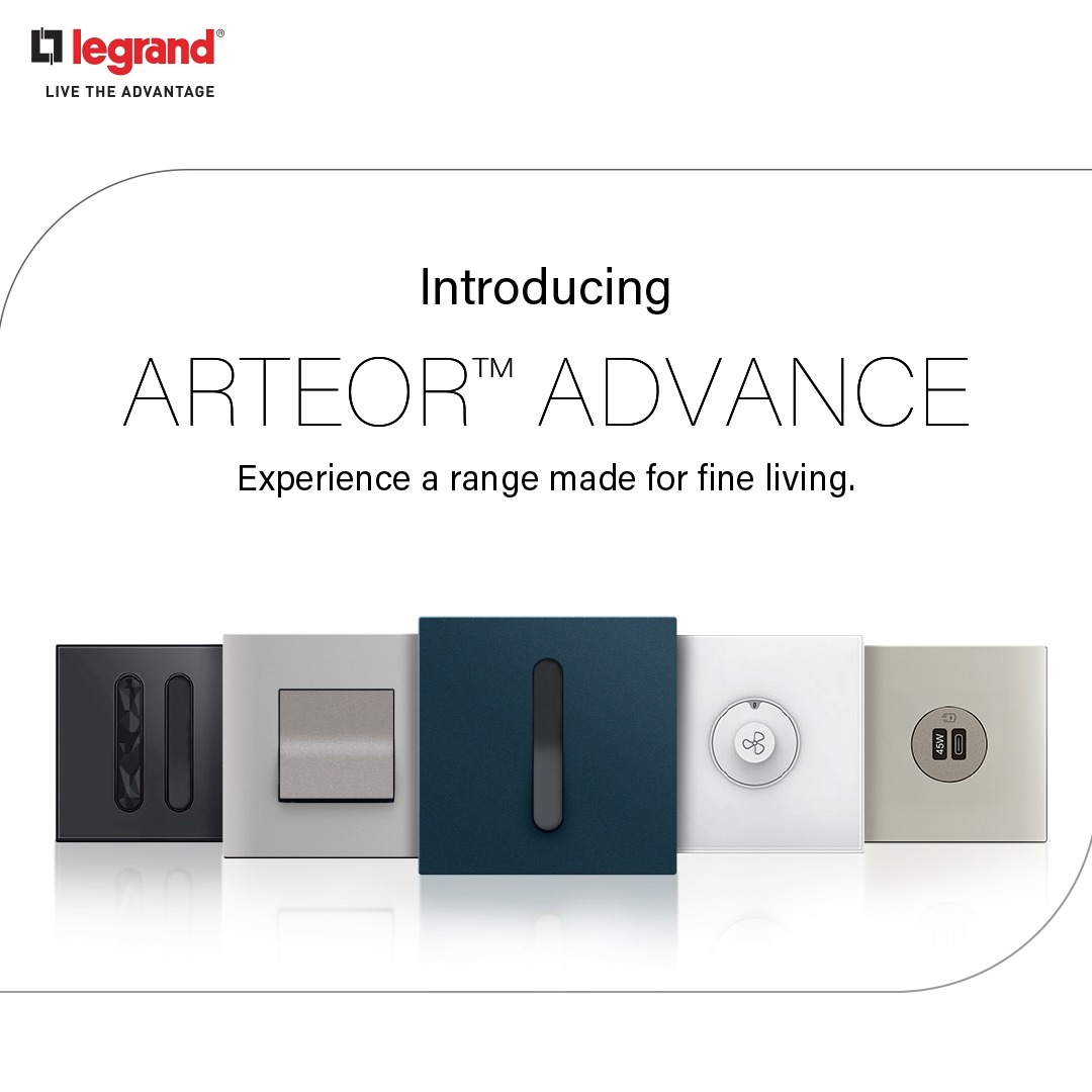 Introducing Arteor Advance the next chapter in design and innovation from Legrand
