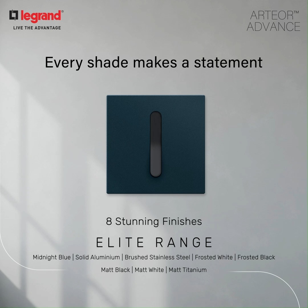 Choose from the 8 spectacular finishes in Arteor Advance, each matt finish switch is designed to reflect your style and elev...