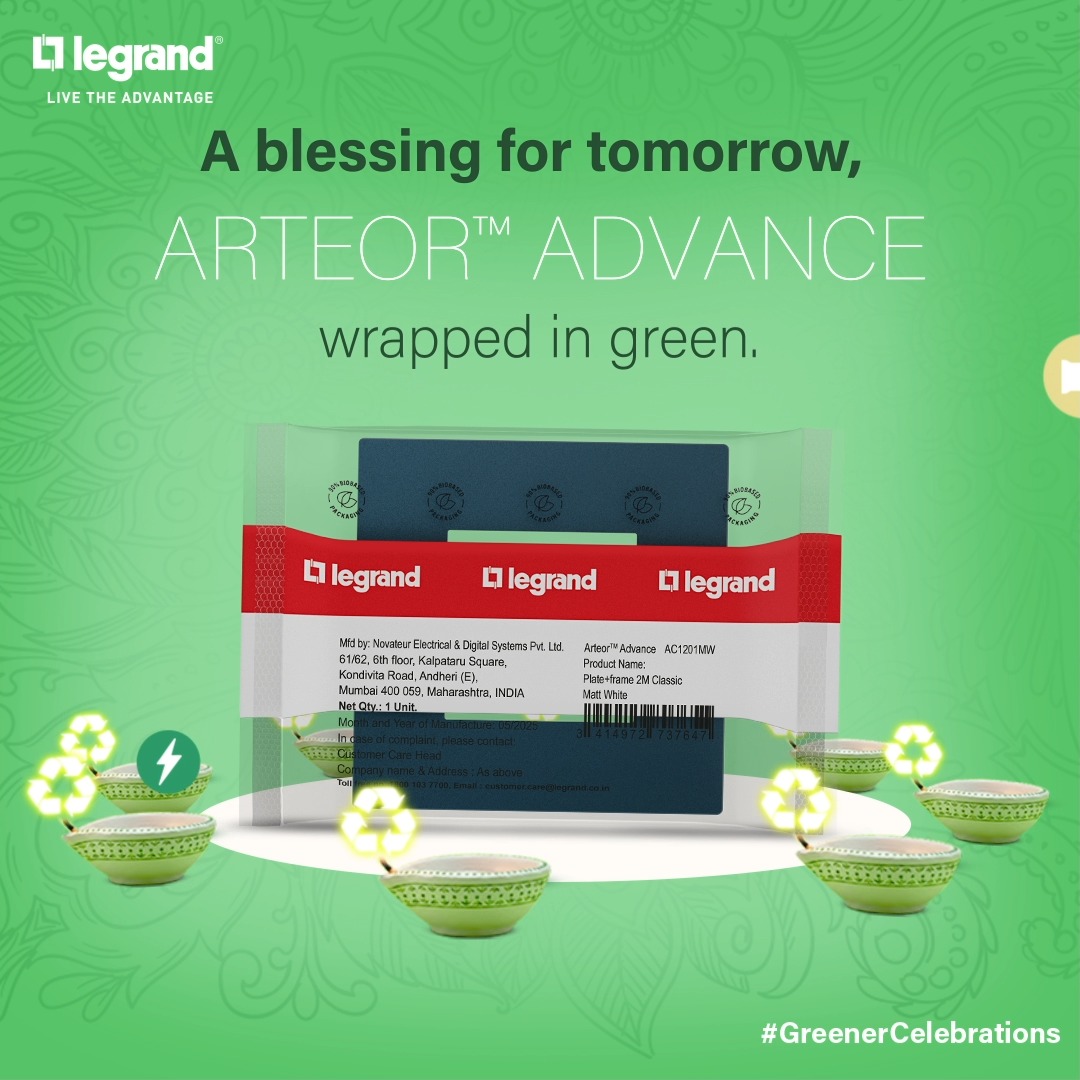 At Legrand, we believe true celebrations honour the planet as much as they light up our homes