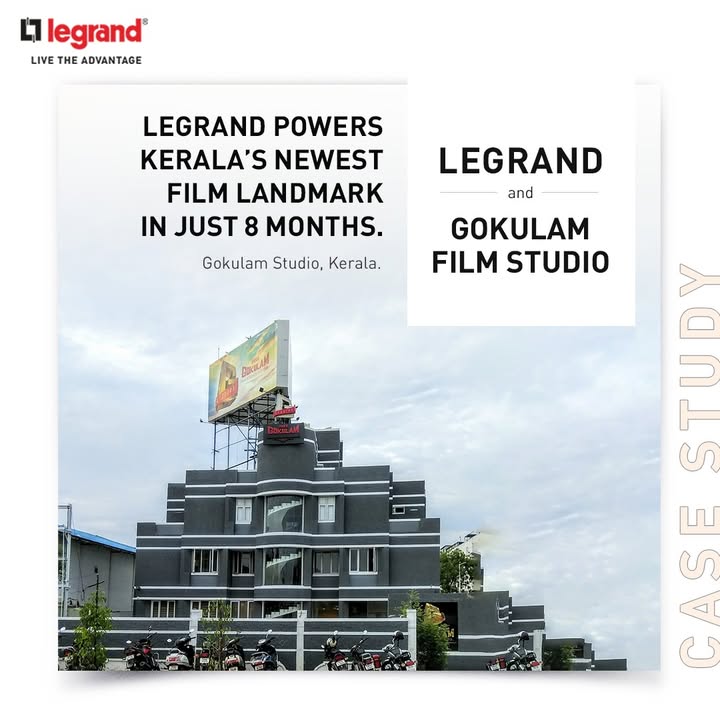 Gokulam Studio, an 80,000 sq. ft. film production facility in Kerala, went from idea to completion in just eight months