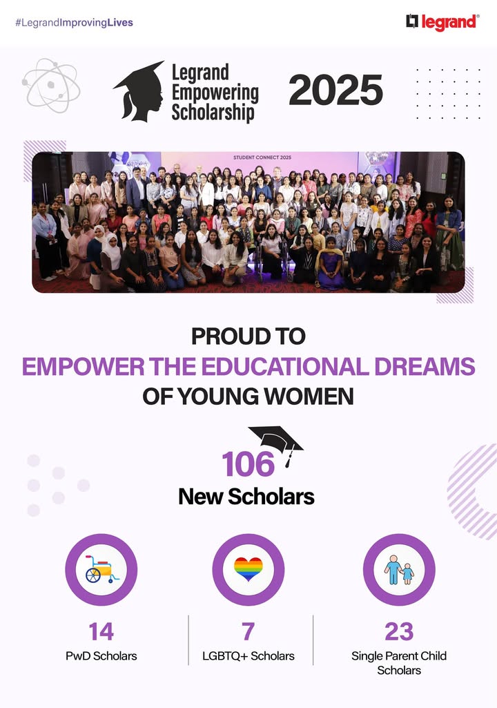 At Group Legrand India, we believe progress begins with access to education