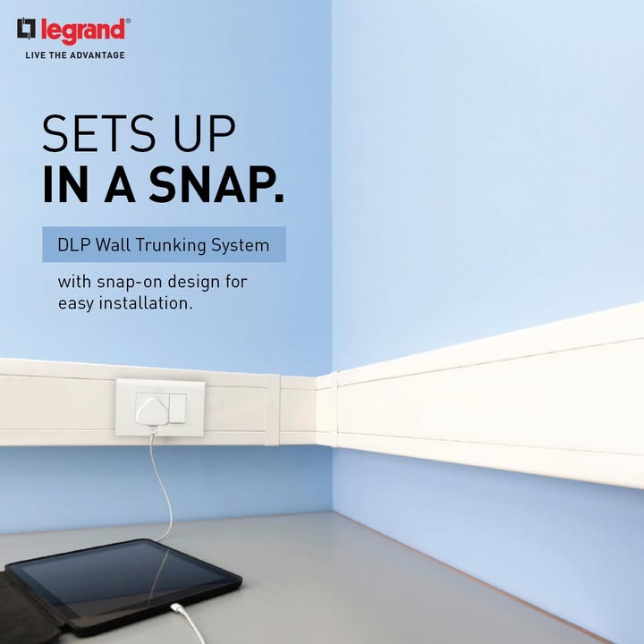 Ideal for seamless cable routing in modern and legacy spaces, Legrands DLP Wall Trunking System offers unmatched flexibility...