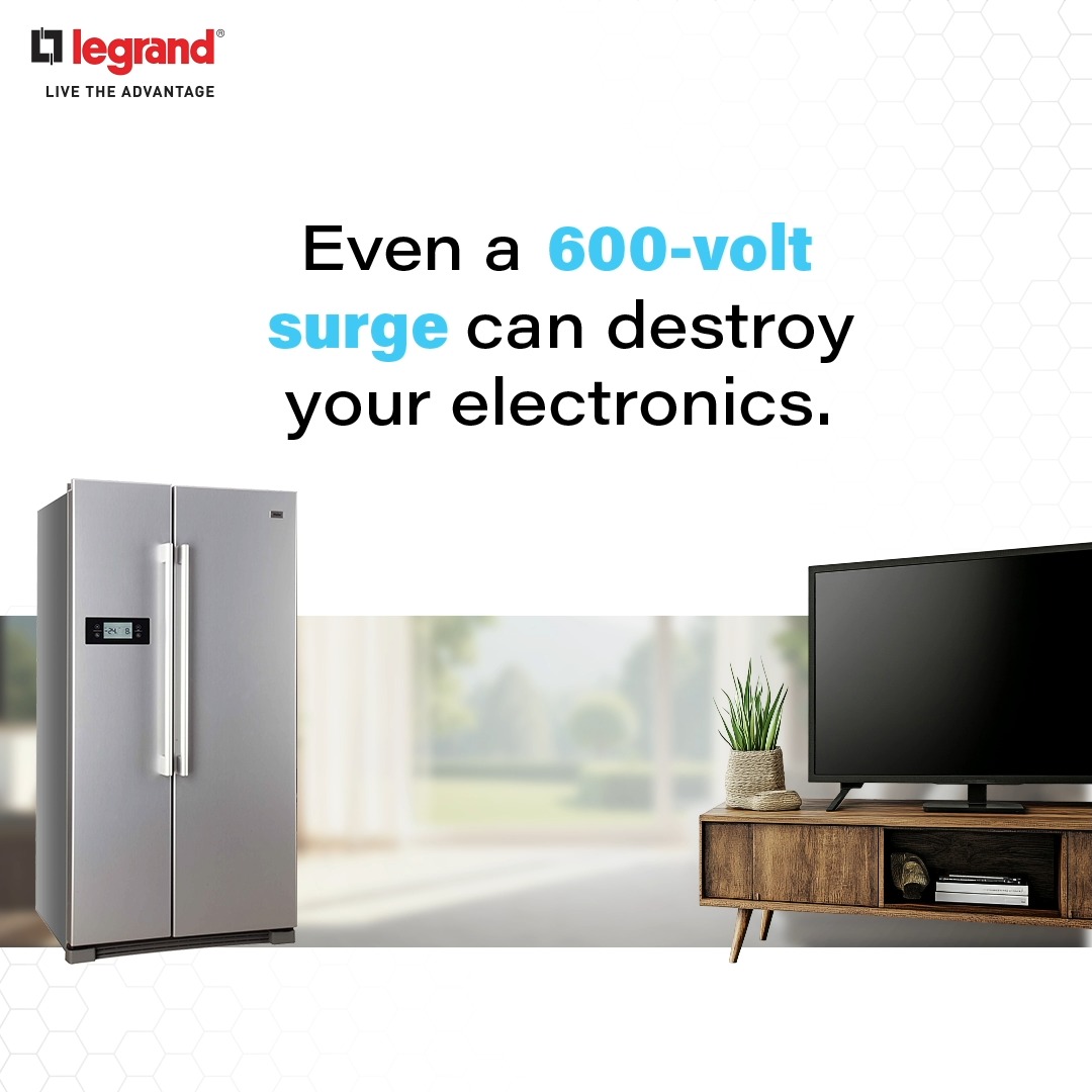 Power surges dont have to be massive to be damaging. Legrand SPDs shield your home and business with protection up to 50kA