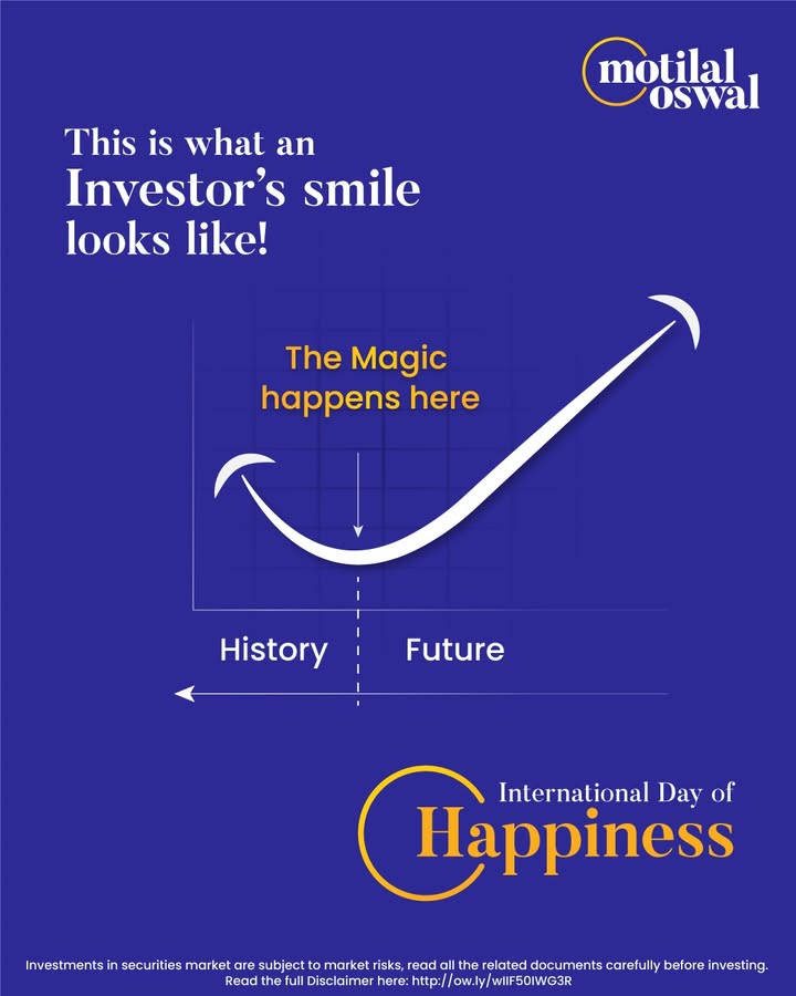 Happiness has a shape and it looks a lot like growth This World Happiness Day, heres to the magic of smart inv...