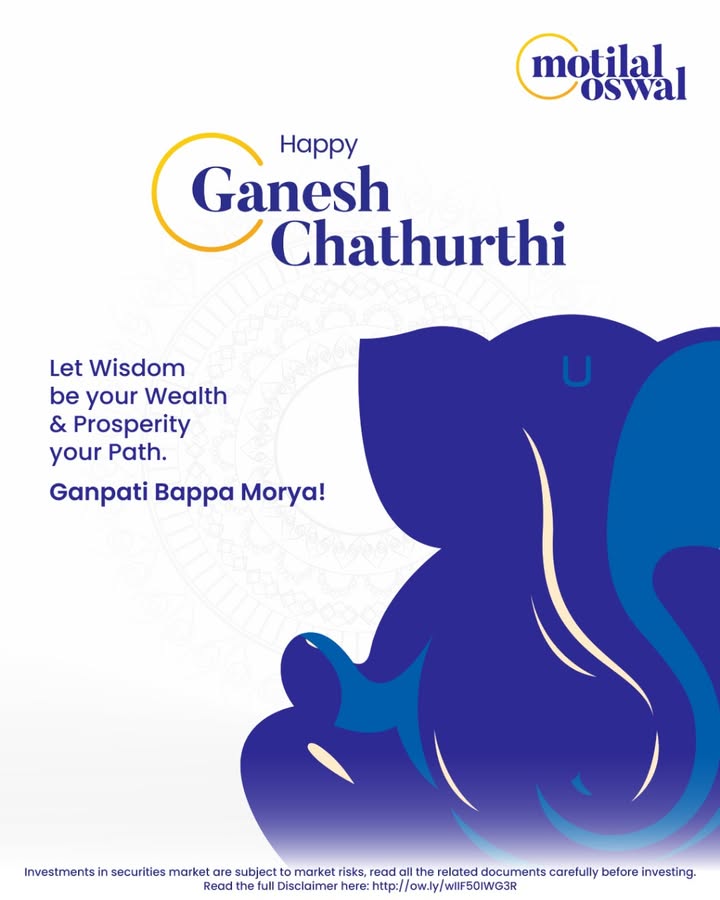  May Lord Ganesha bless you with wisdom that turns into wealth and prosperity that guides your path forward